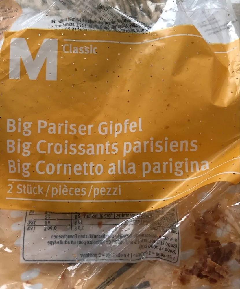 Croissant parisiens