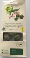 Boulettes petits pois haricots