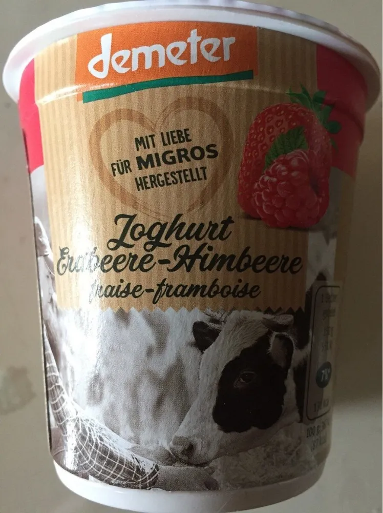 Yogourt fraise-framboise