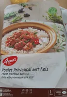 Poulet provencal avec riz