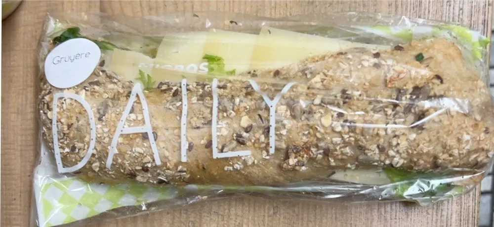 Sandwich mit Schweizer Gruyère