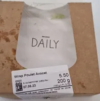 Wrap poulet  avocat