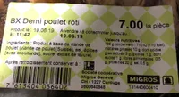 BX Demi Poulet rôti