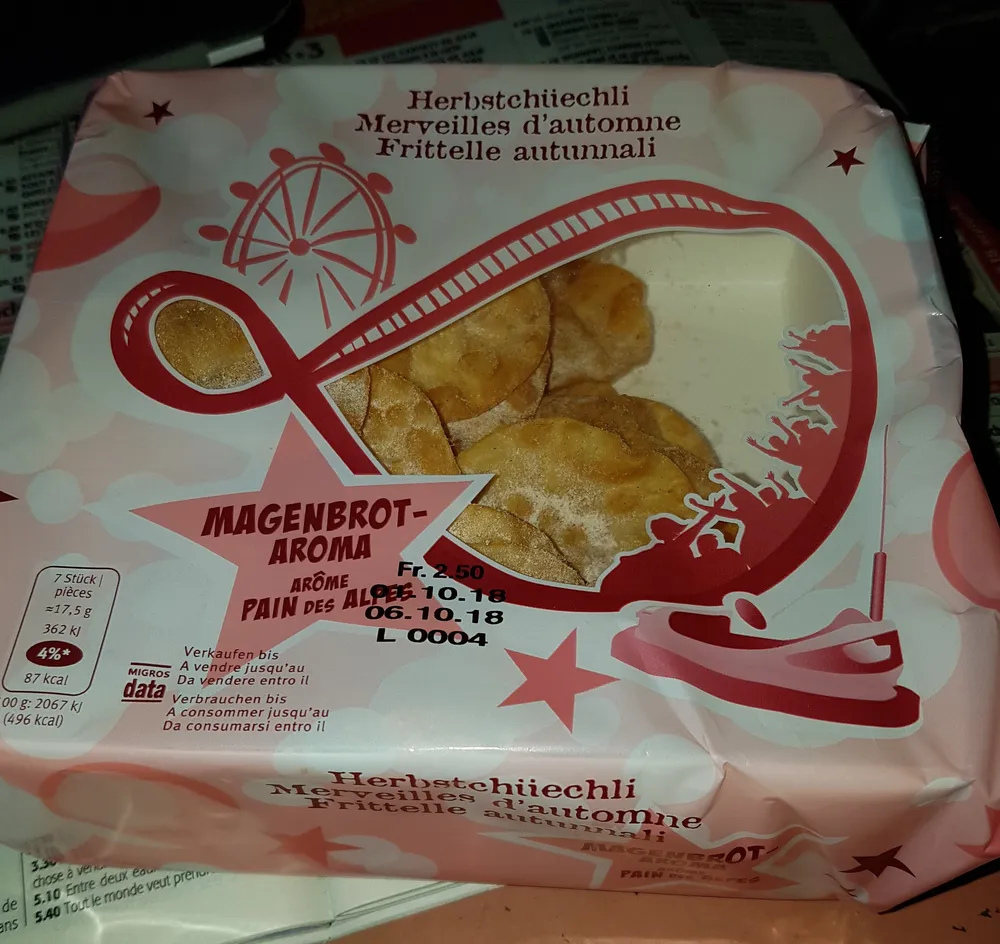 Herbstchüechli Magenbrot-Aroma