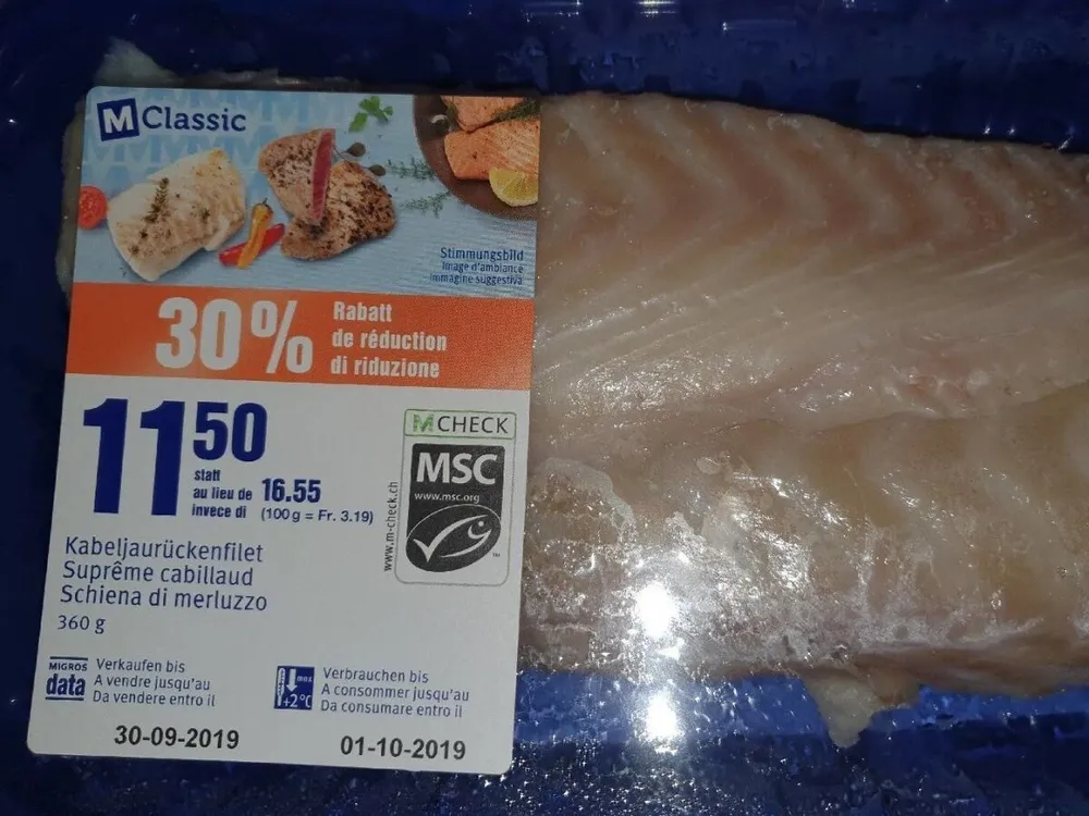 Suprême de cabillaud