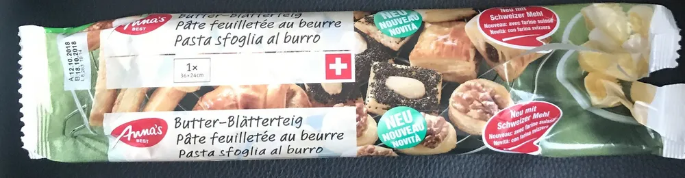 Pate feuilletée au beurre