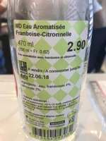 Daily Eau Aromatisée Framboise-Citronelle