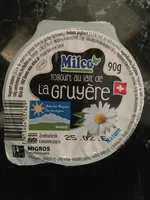 Yogourt au lait de la gruyère