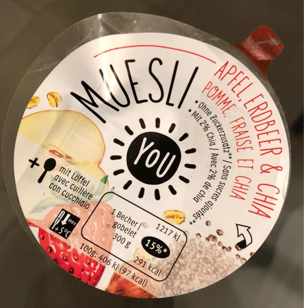 Muesli Pomme, Fraise et Chia