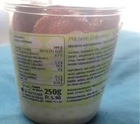 Milchreis Erdbeeren