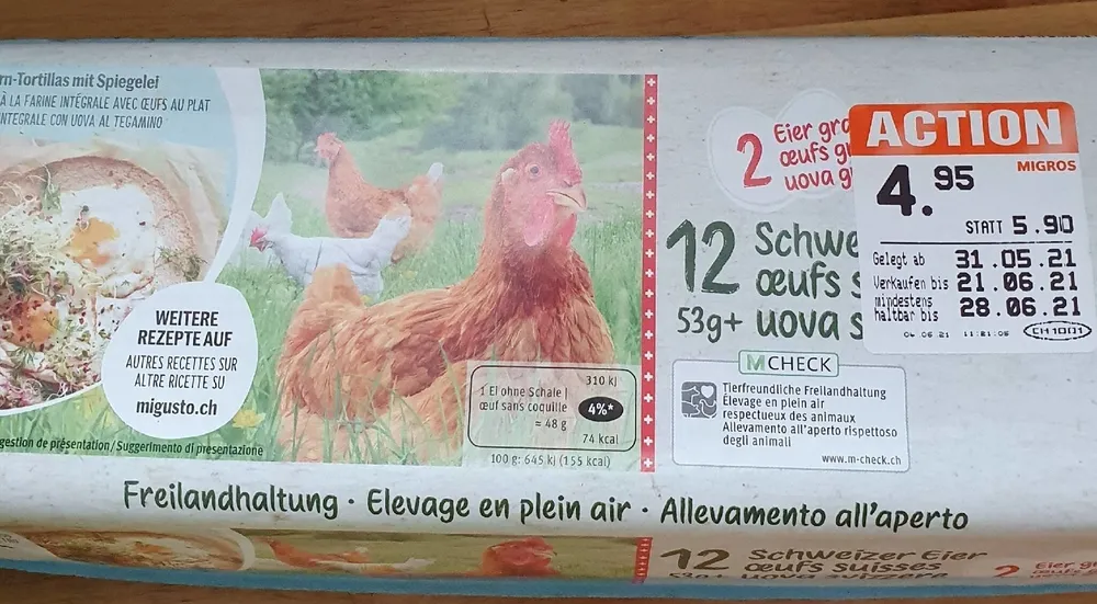 12 œufs suisses