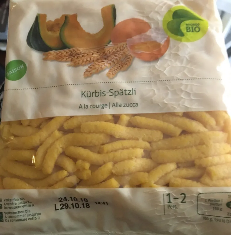 Späztli à la courge