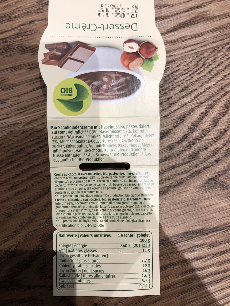Dessert-Crème