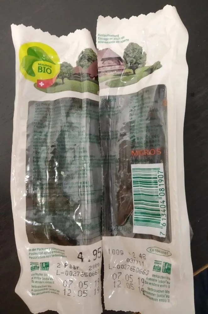 Saucisses de porc