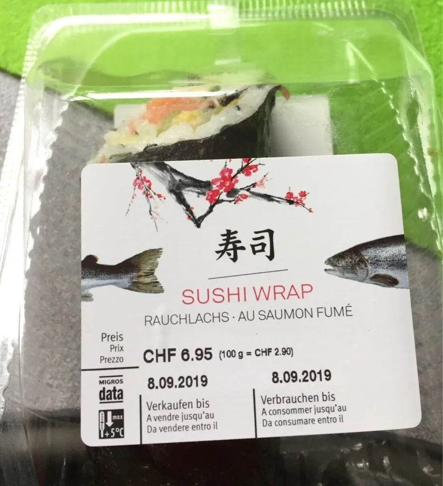 Sushi wrap