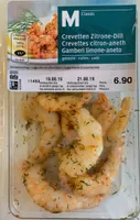 Crevettes citron aneth