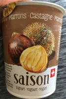 Yoghurt de saison aux marrons