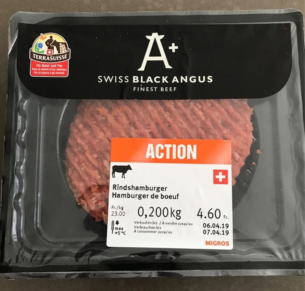 Swiss Black Angus Finest Beef