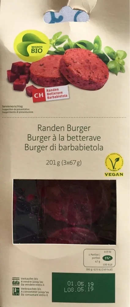 Burger à la betterave