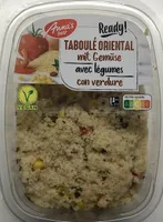 Taboulé oriental, avec légumes