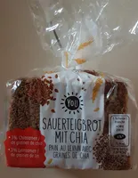 Pain au levain avec graines de chia