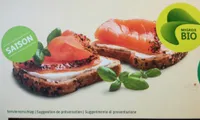 Saumon fumé avec basilic
