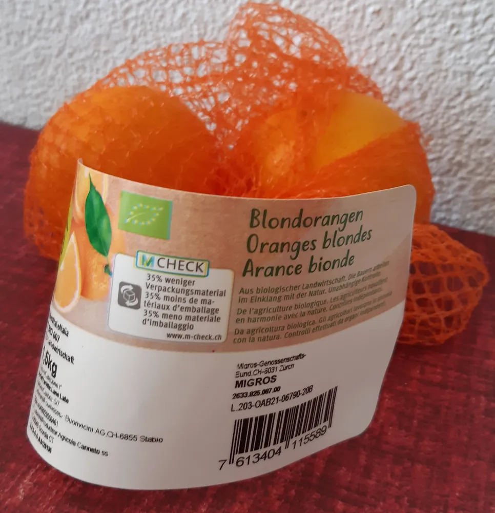 Oranges blondes