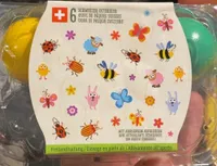 6 oeufs de Paques