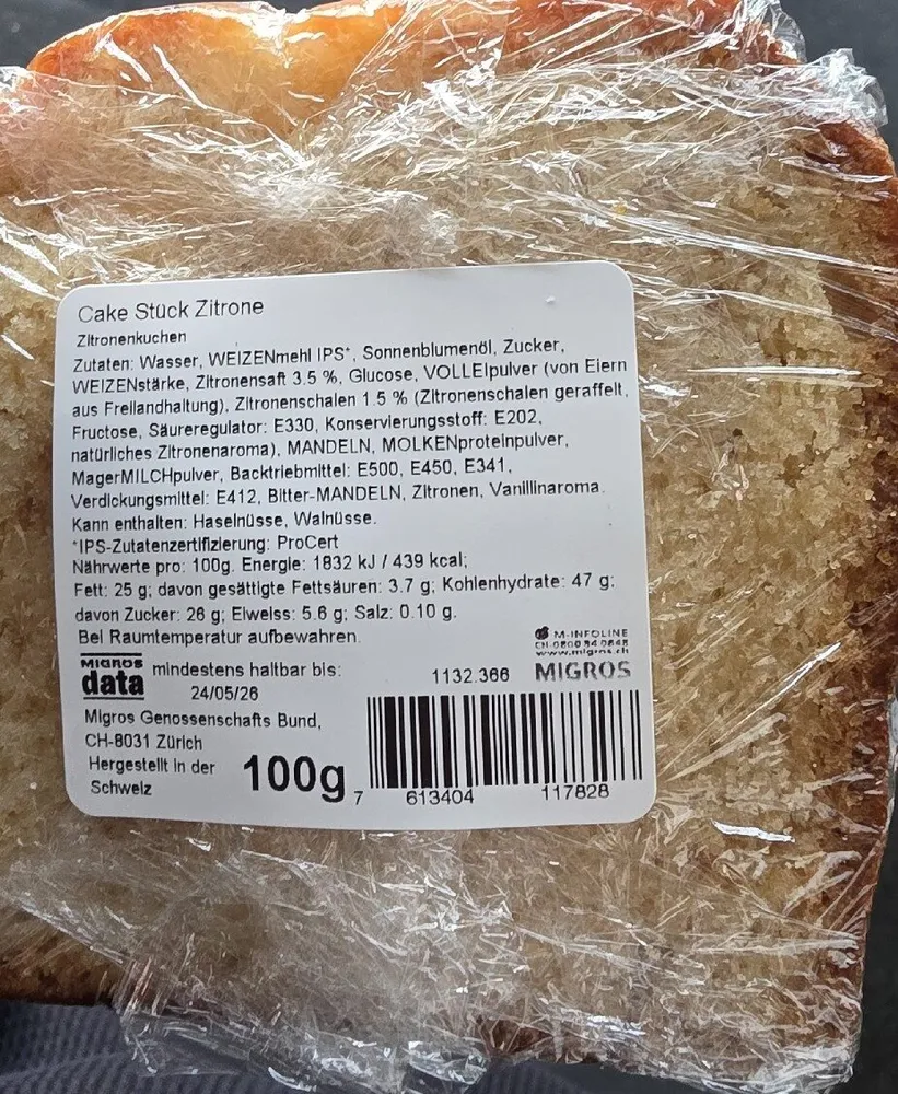 Gâteau au citron