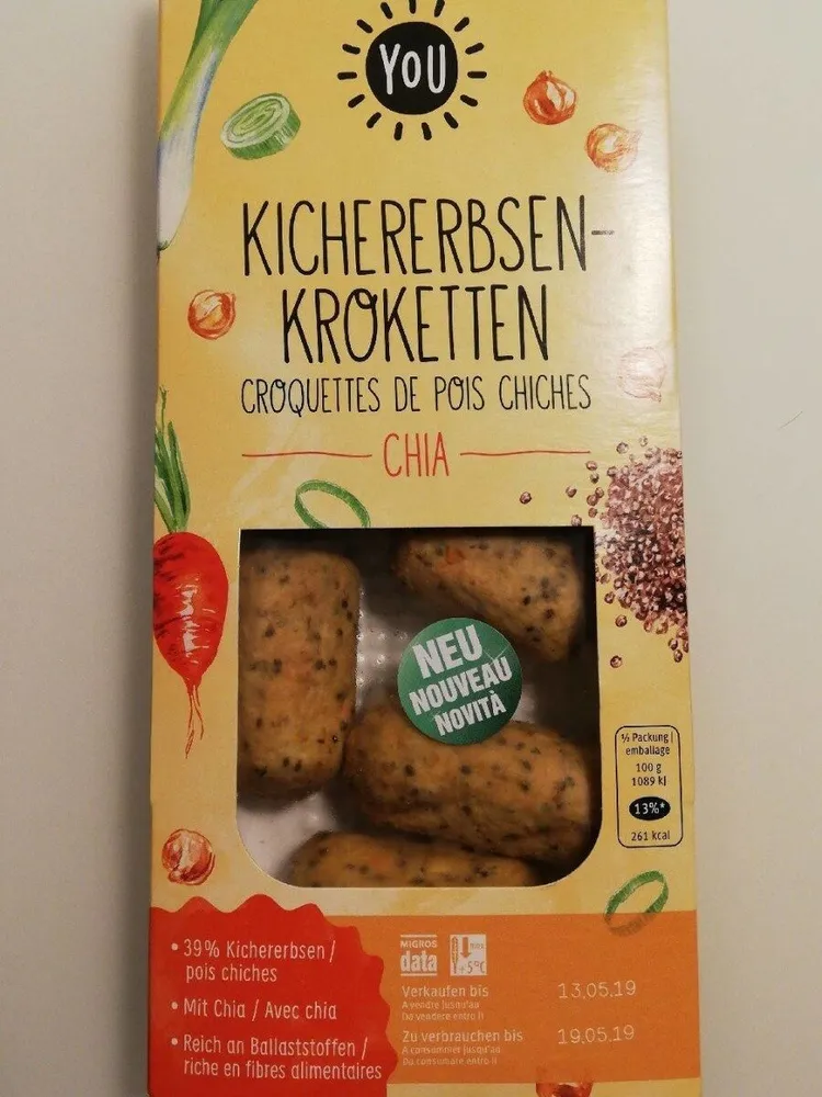 Croquettes de pois chiches