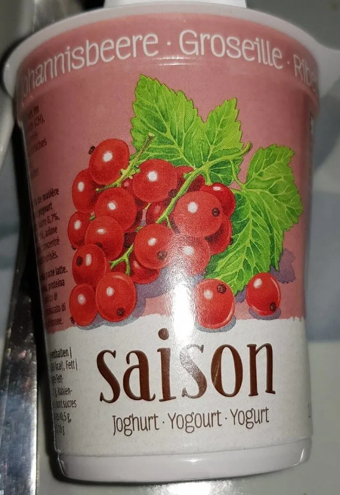 Yoghourt groseille