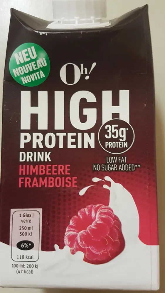 High Protein Drink Himbeere
