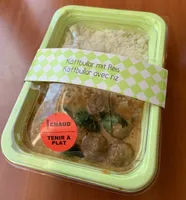 Mottbullar avec riz