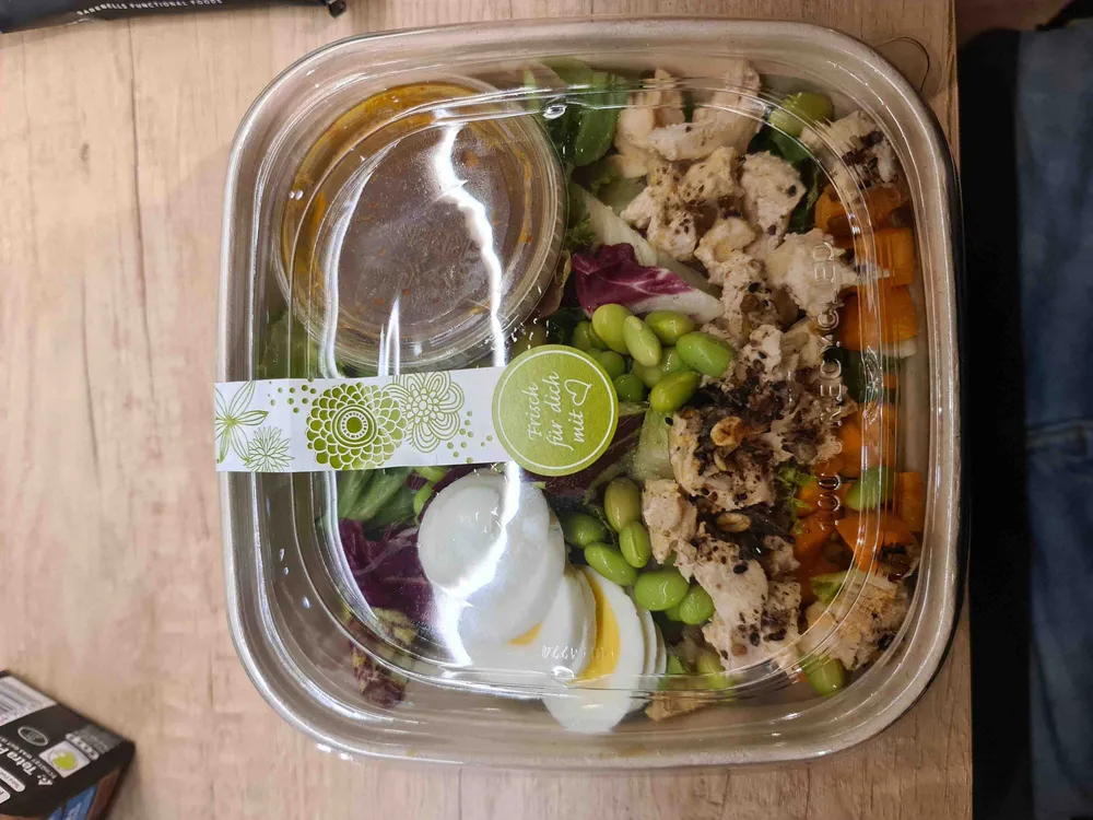 Salat Fit. Protein (33g) mit Poulet