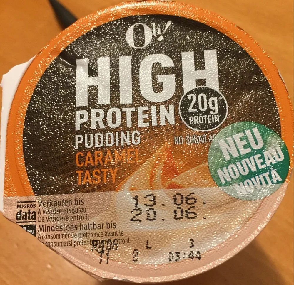 High Protein pudding Caramel tasty