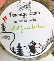 Fromage frais lait de vache ail-herbe