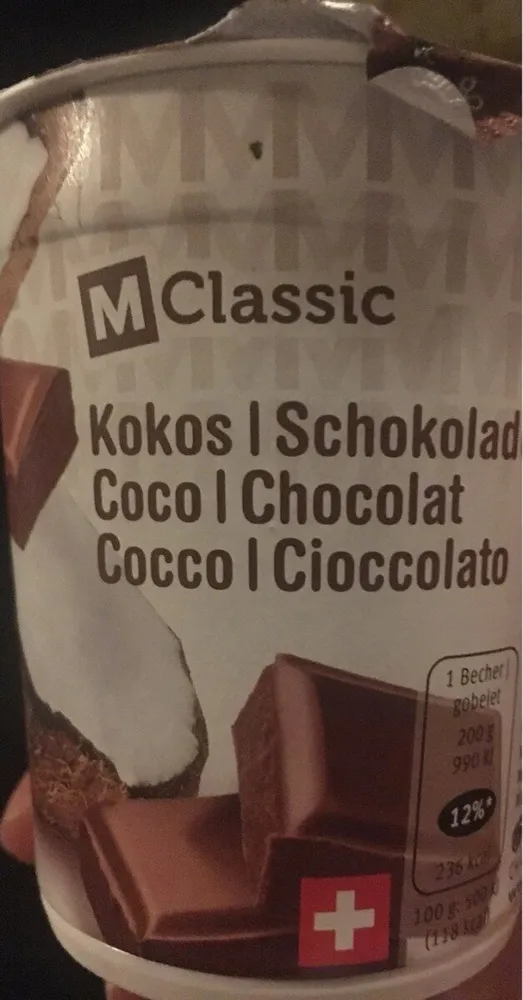Yaourt coco-chocolat