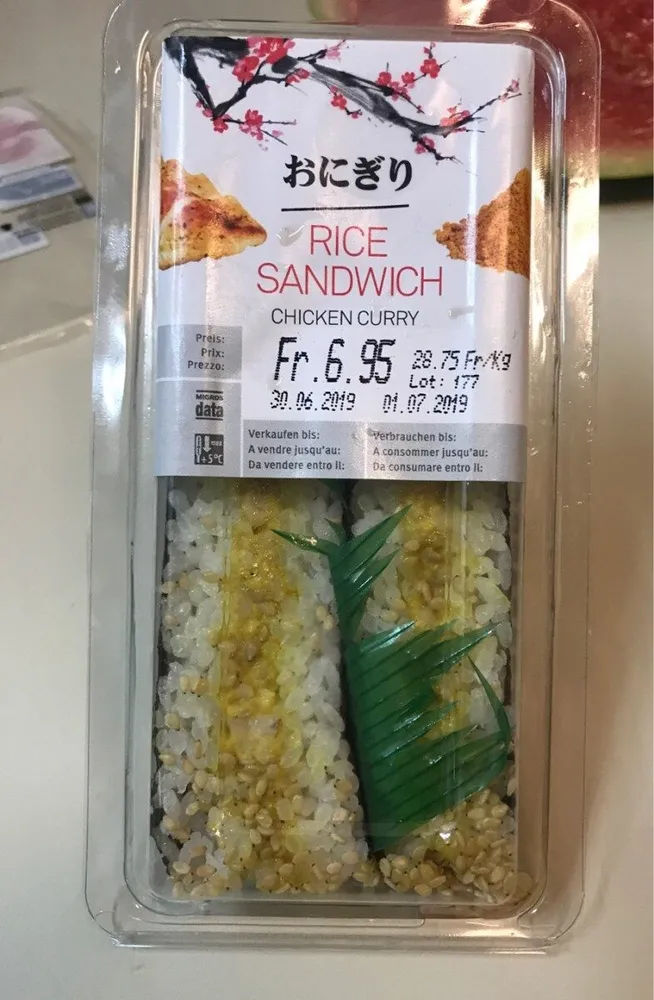 Rice sandwich