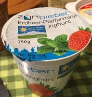 Erdbeer-Pfefferminz-joghurt