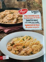 Pouletgeschetzeltes an Rahmsauce mit Nudeln