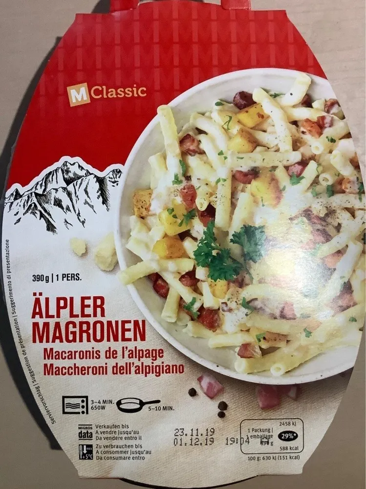 Macaronis de l'alpage