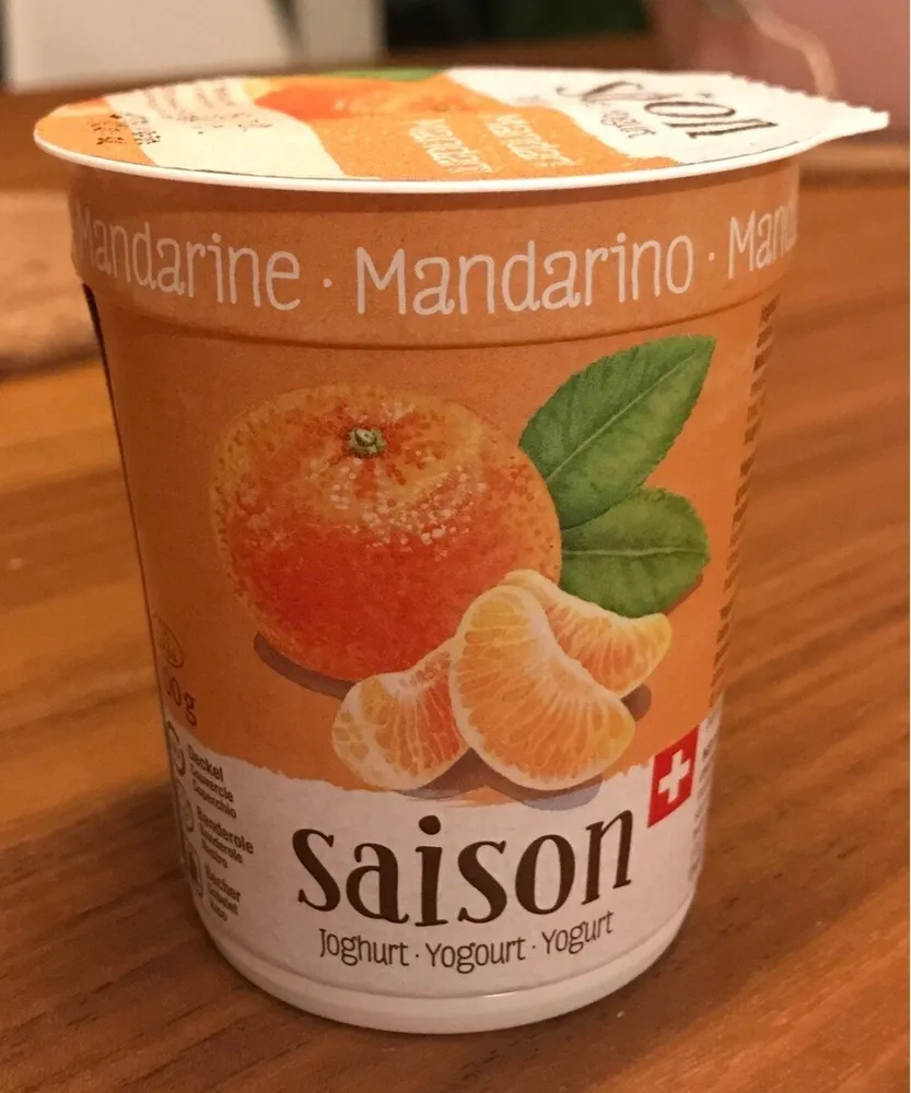 Yogourt mandarine, saison