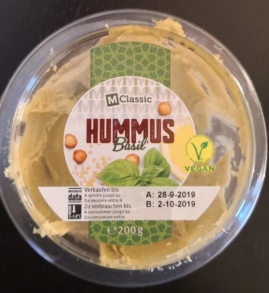 Hummus Basil M classic