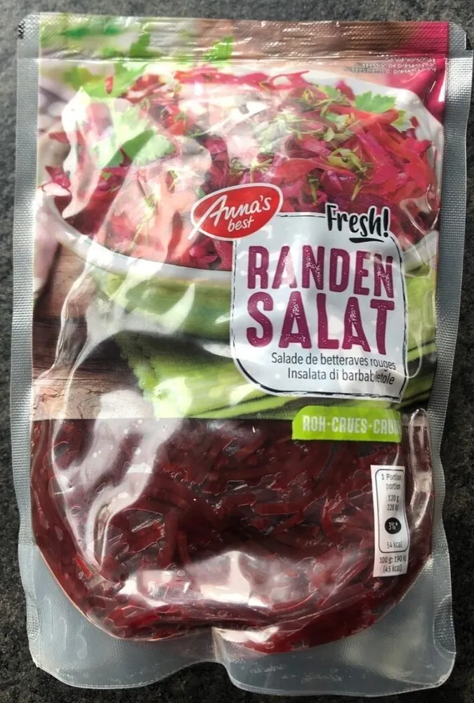 Salade de betteraves rouges