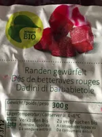 Dés de betteraves rouges