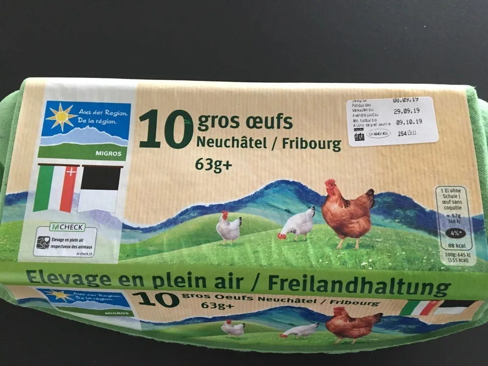 Gros oeufs