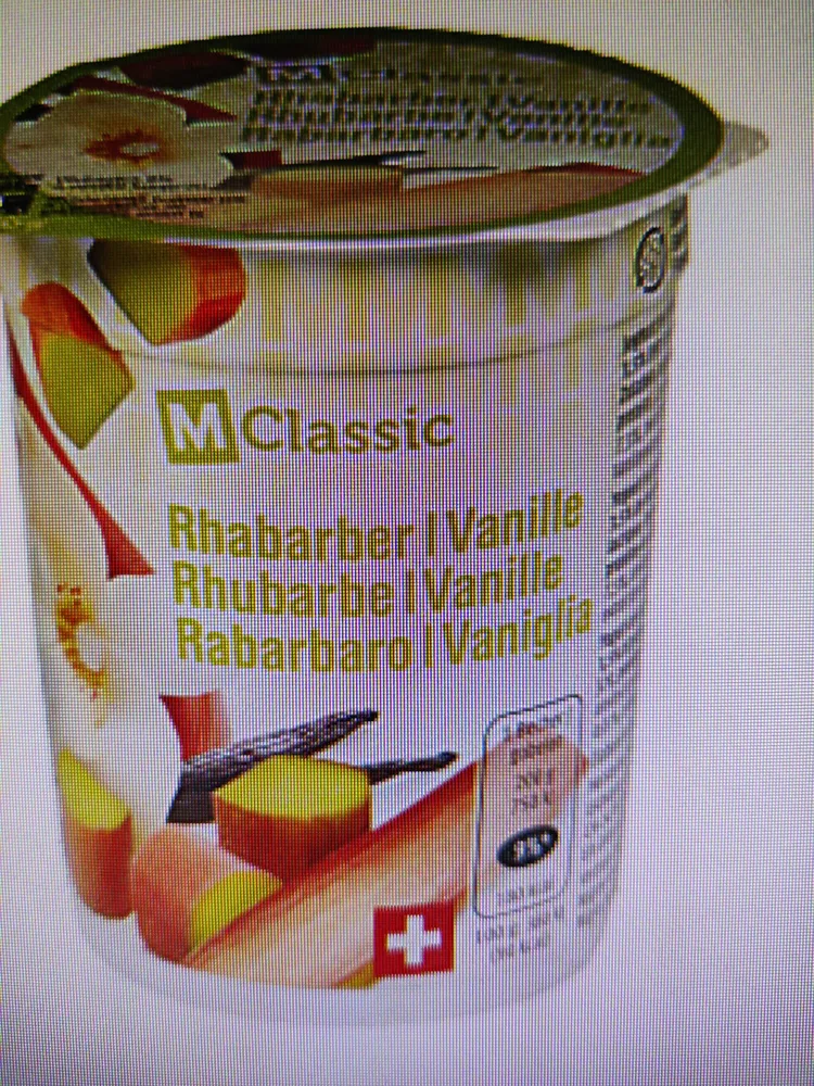 Yogourt rhubarbe-vanille