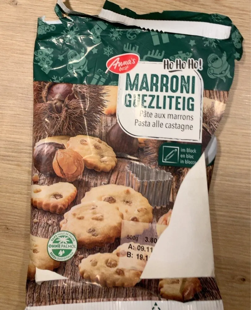 Marroni guezliteig