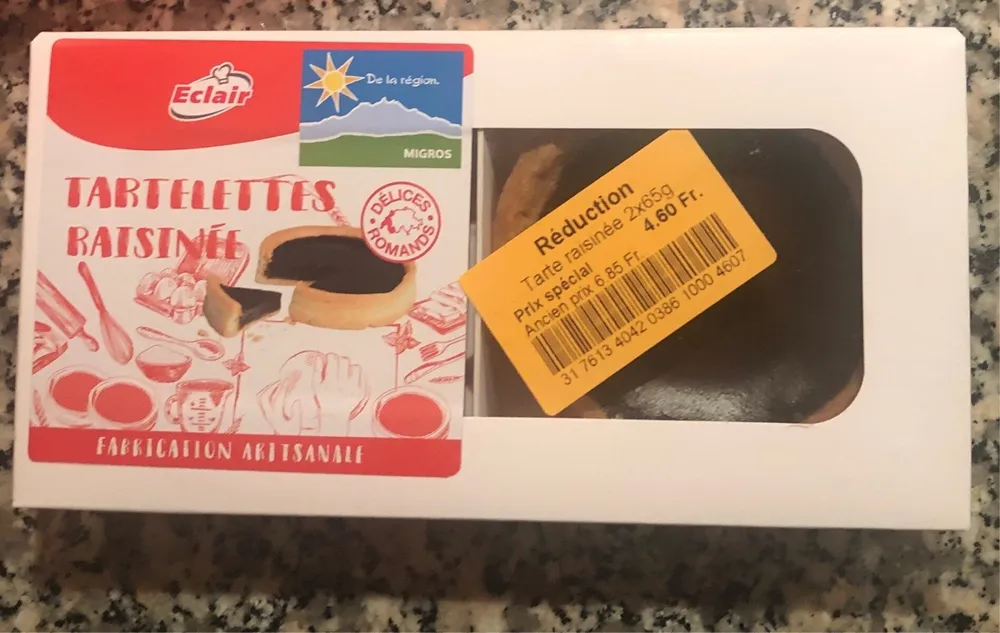 Tartelettes Raisinee