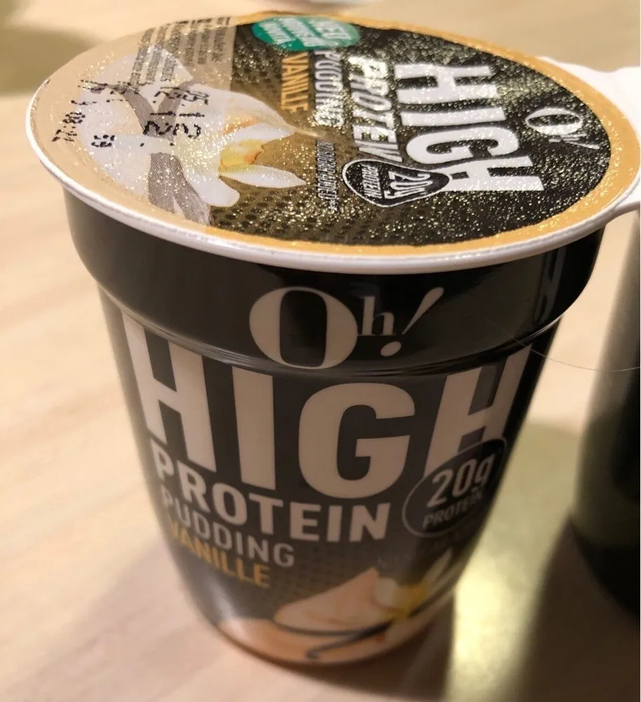 High Protein Pudding Vanille